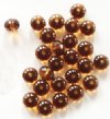 25 6x8mm Faceted Smoke Topaz Donut Beads